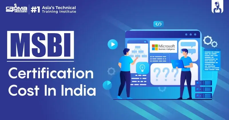 MSBI Certification Cost In India